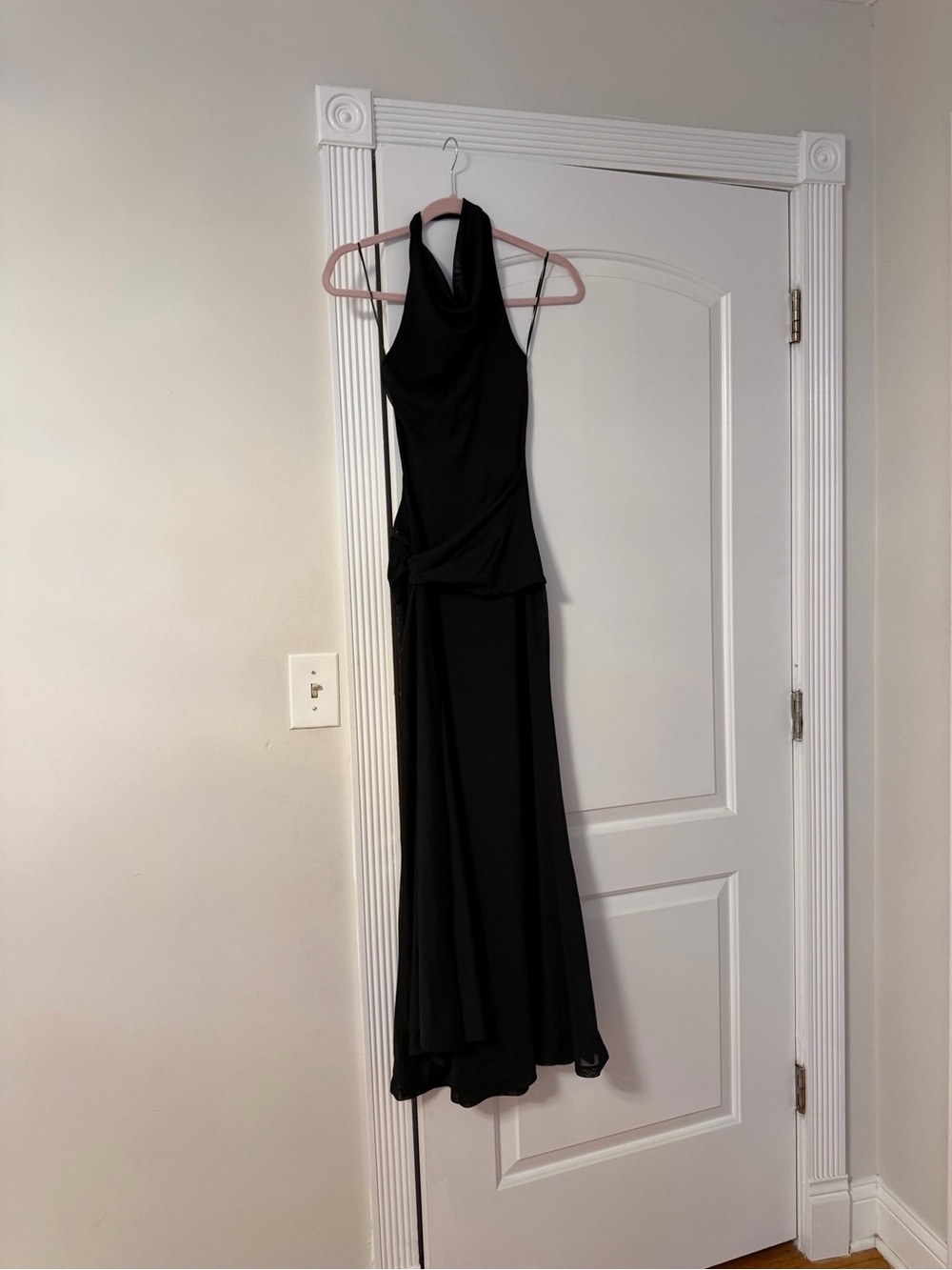 Dynamite Black Halter Maxi Dress